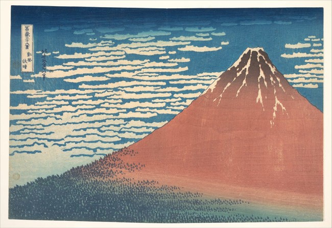 浮世絵師・葛飾北斎の名作『冨嶽三十六景』をイメージした「江戸