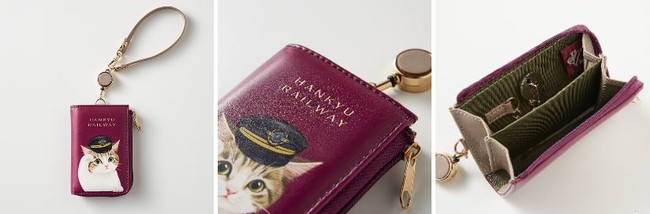 阪急電鉄×猫部猫車掌さんがかわいく敬礼する「パスケース」や