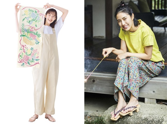 フェリシモ「Live in comfort」の20周年夏の新作、注染てぬぐい