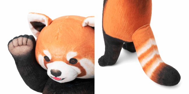 YOU+MORE! レッサーパンダに威嚇される お昼寝クッション｜YOU+