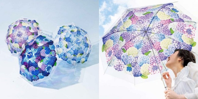 フェリシモ　YOU+MORE!　藤の花　傘　2本セット フェリシモ YOU+MORE! 藤の花 傘 2本セット