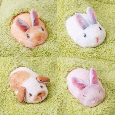 使うたびにキュートな視線に癒やされる「草むらからぴょこんと顔