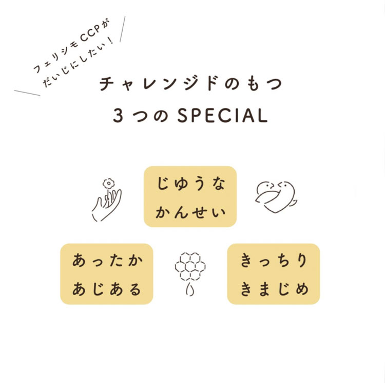 チャレンジドのもつ3つのSPECIAL