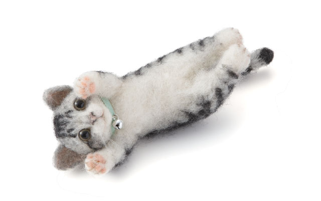 フェリシモ猫部とコラボ♪ 人気の「ニードルフェルトにゃんこ フェリシモ猫部とコラボ♪ 人気の「ニードルフェルトにゃんこ