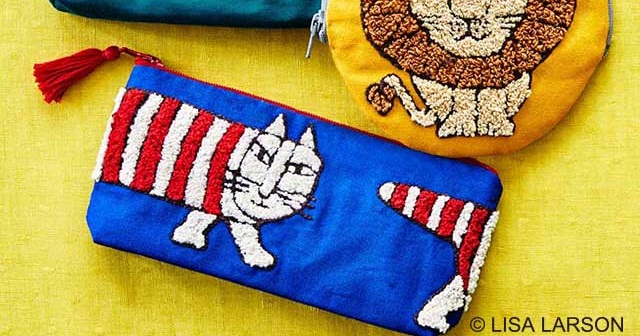 もこもこの刺繍に注目！これ、実は手作りなんです♪キャラクターポーチ5つのポイント