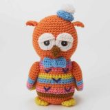 ハッピートイズ 福を呼ぶフクロウくん 編みぐるみ編み図セット