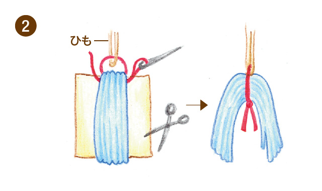 タッセル　手順②