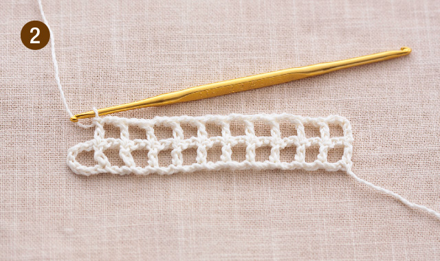 方眼編みで作る ストールの編み方 編み物 クチュリエブログ