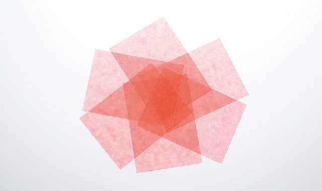 グラデーションが美しい、トランスパレントぺーパーの折り方 クチュリエブログ