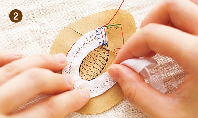 バテンレースの作り方と縫い方 裁縫 クチュリエブログ