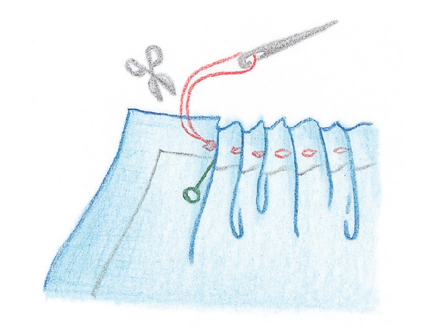 ミシンや手縫いでギャザーを作る方法