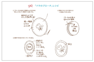 バラのブローチのレシピをダウンロード