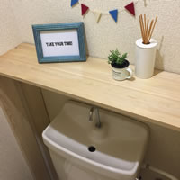 狭いトイレに収納棚を作ろう！賃貸でもできる1×4（ワンバイフォー）材を使った簡単DIY術