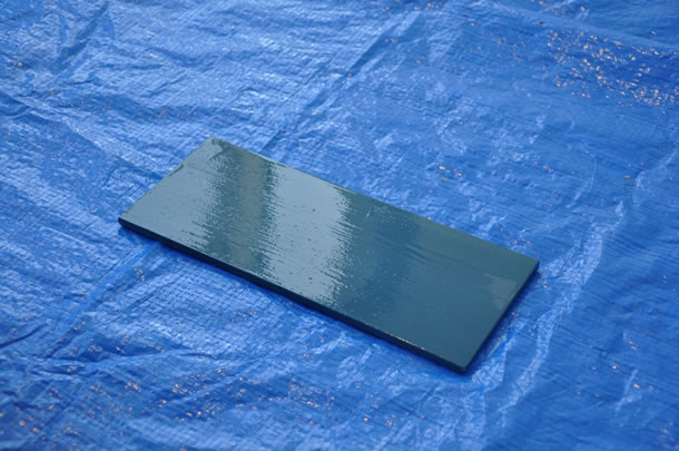 塗り終えました