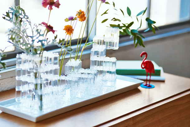 水やブロックに光が反射しておすすめです