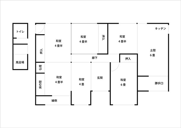 間取りはこんな感じです