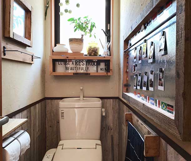 連載 壁紙を張り変えてトイレの模様替えdiy Tomoの建売住宅でも素敵に暮らすためのdiy ヒント フェリシモ女子diy部ブログ
