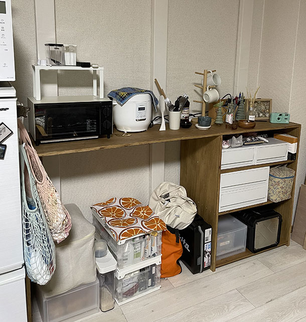 キッチン横にぴったり！なんでも収納棚をDIY。 前編 フェリシモ女子DIY部ブログ