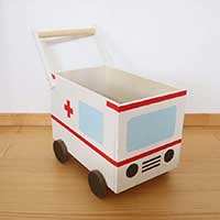 【子どもと暮らすDIY：その7】救急車型の手押し車