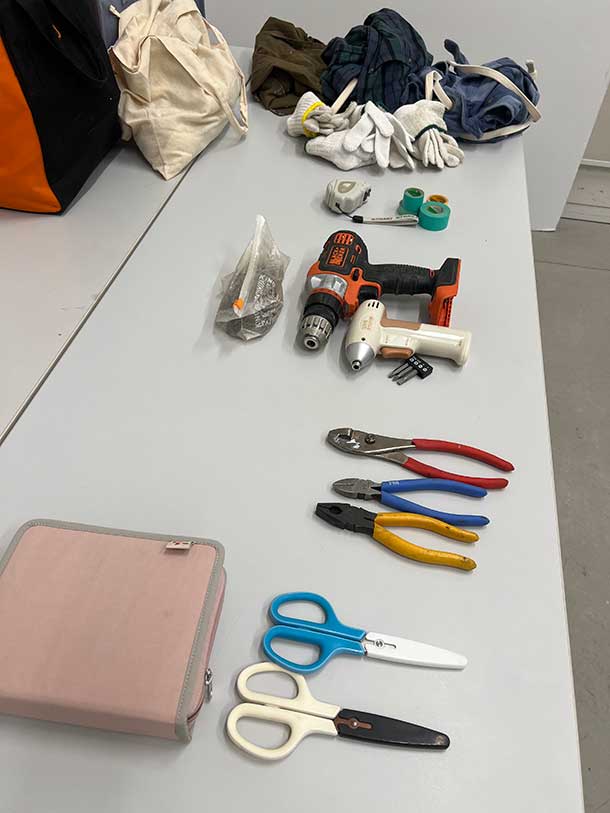 まずは道具を準備