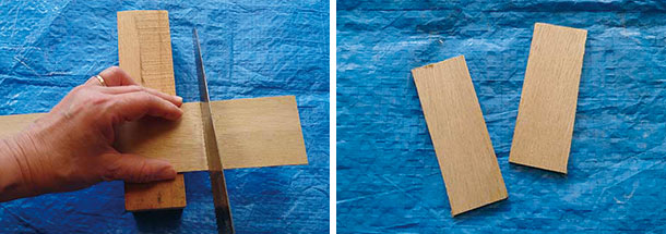 壁側はべニヤ板を使います