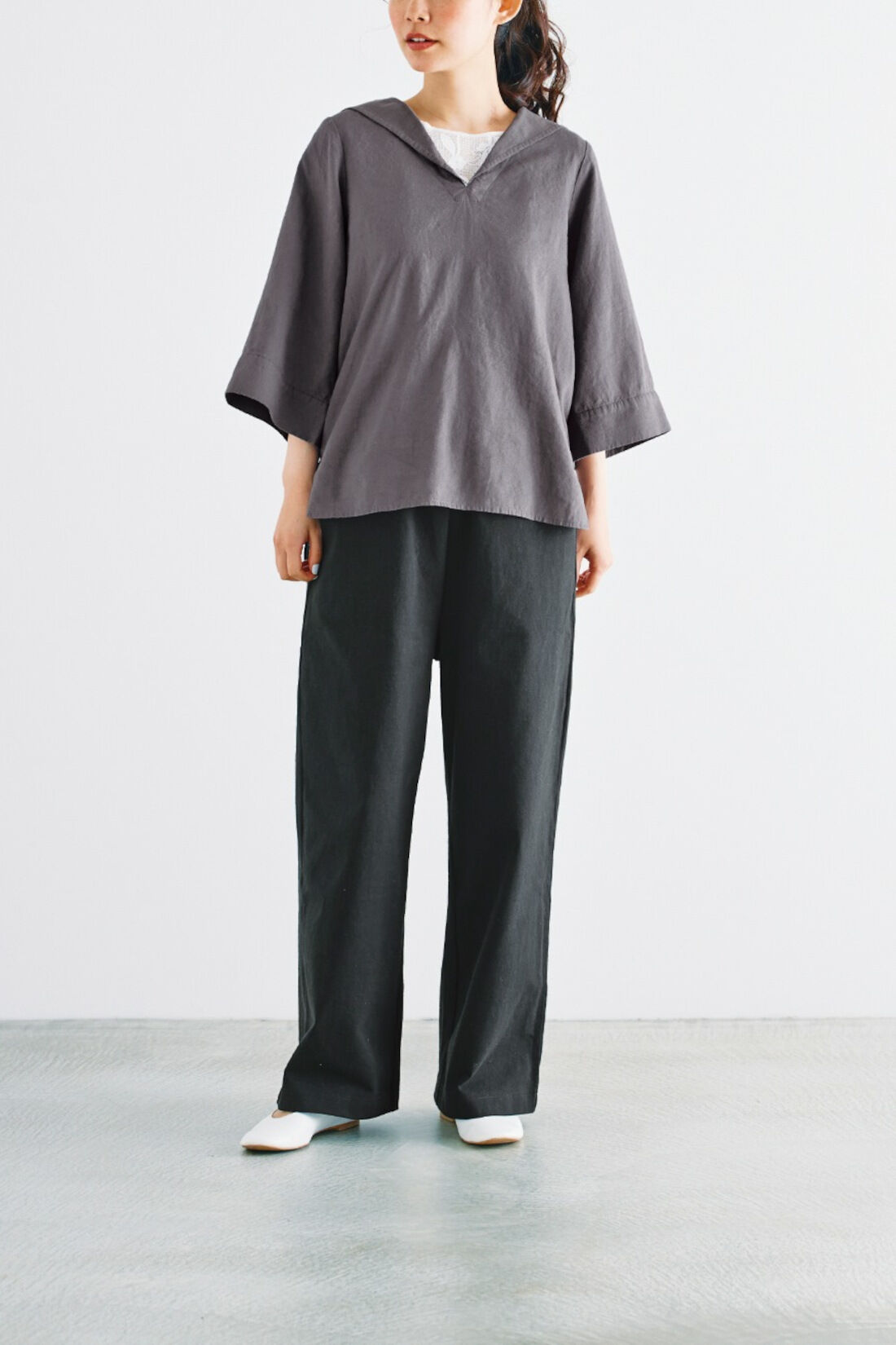 WEB限定お買い得商品|ａｎｄ　ｍｙｅｒａ　大人のセーラートップス