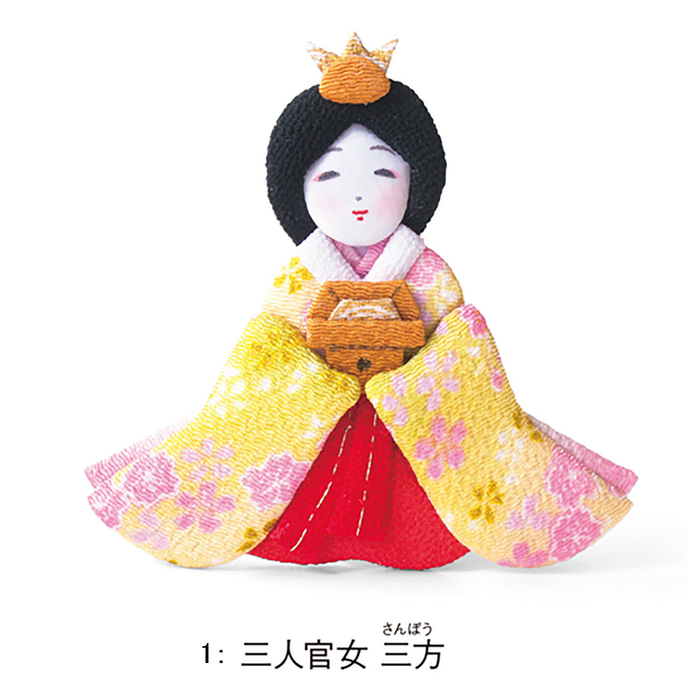 桃の節句を祝う　押し絵のひな飾り