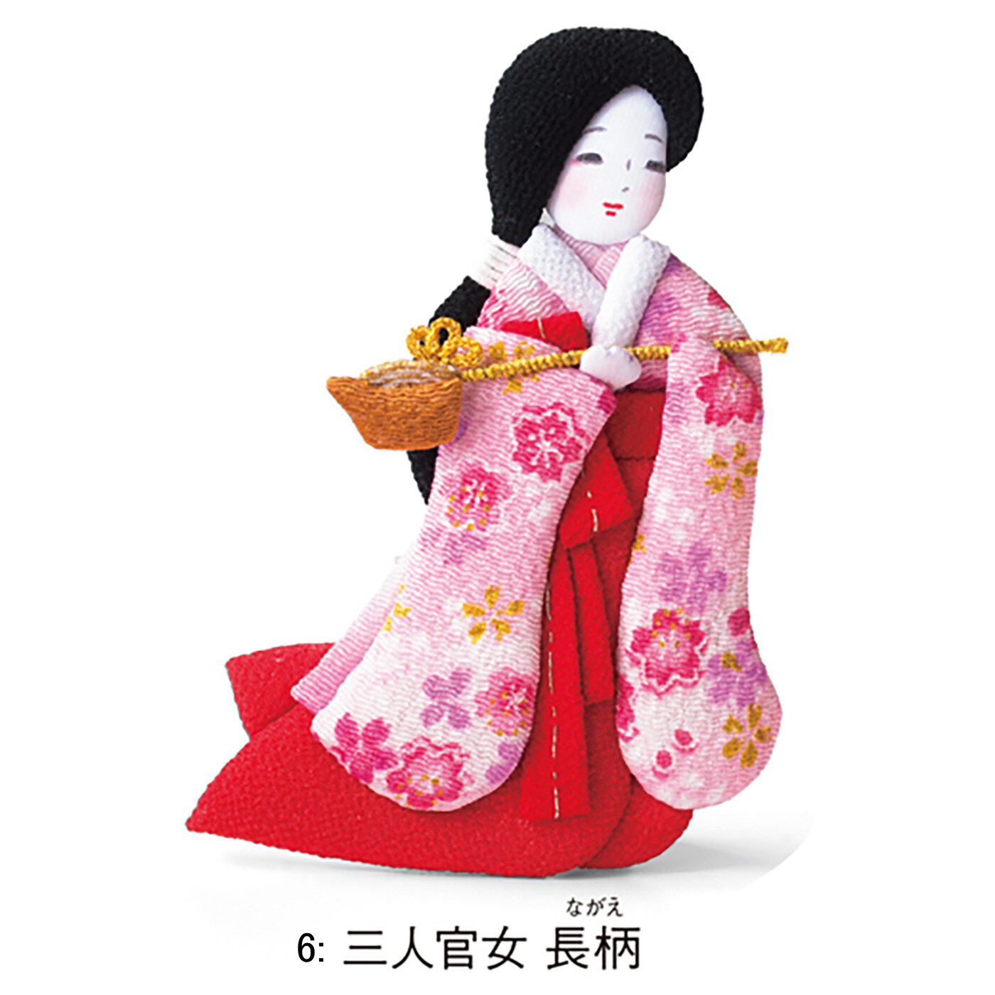 桃の節句を祝う　押し絵のひな飾り