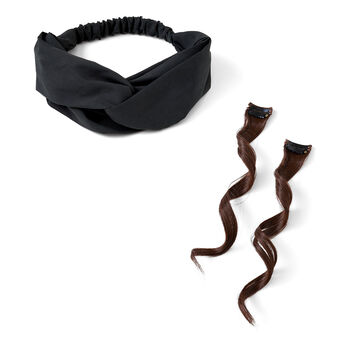 WEB限定お買い得商品 | おくれ毛でこなれ感ウィッグ白髪隠しヘアターバン
