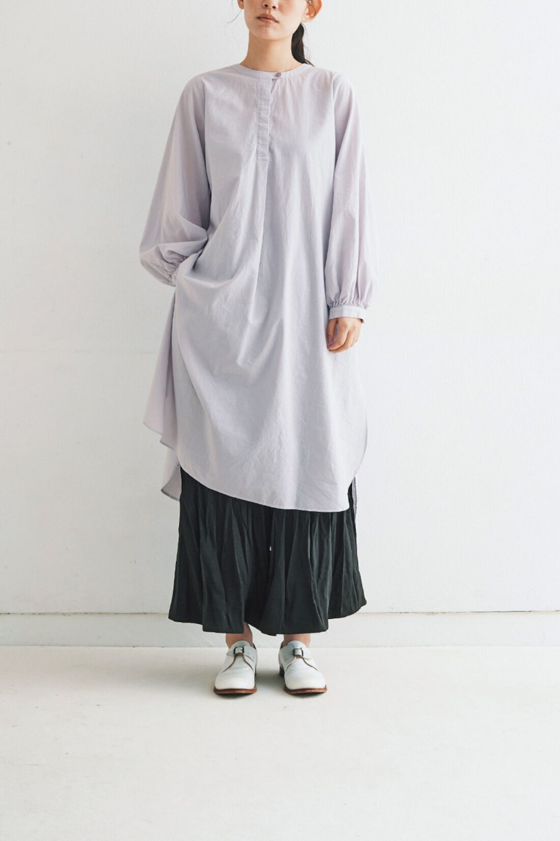 WEB限定お買い得商品|and myera プリーツキュロット〈黒〉