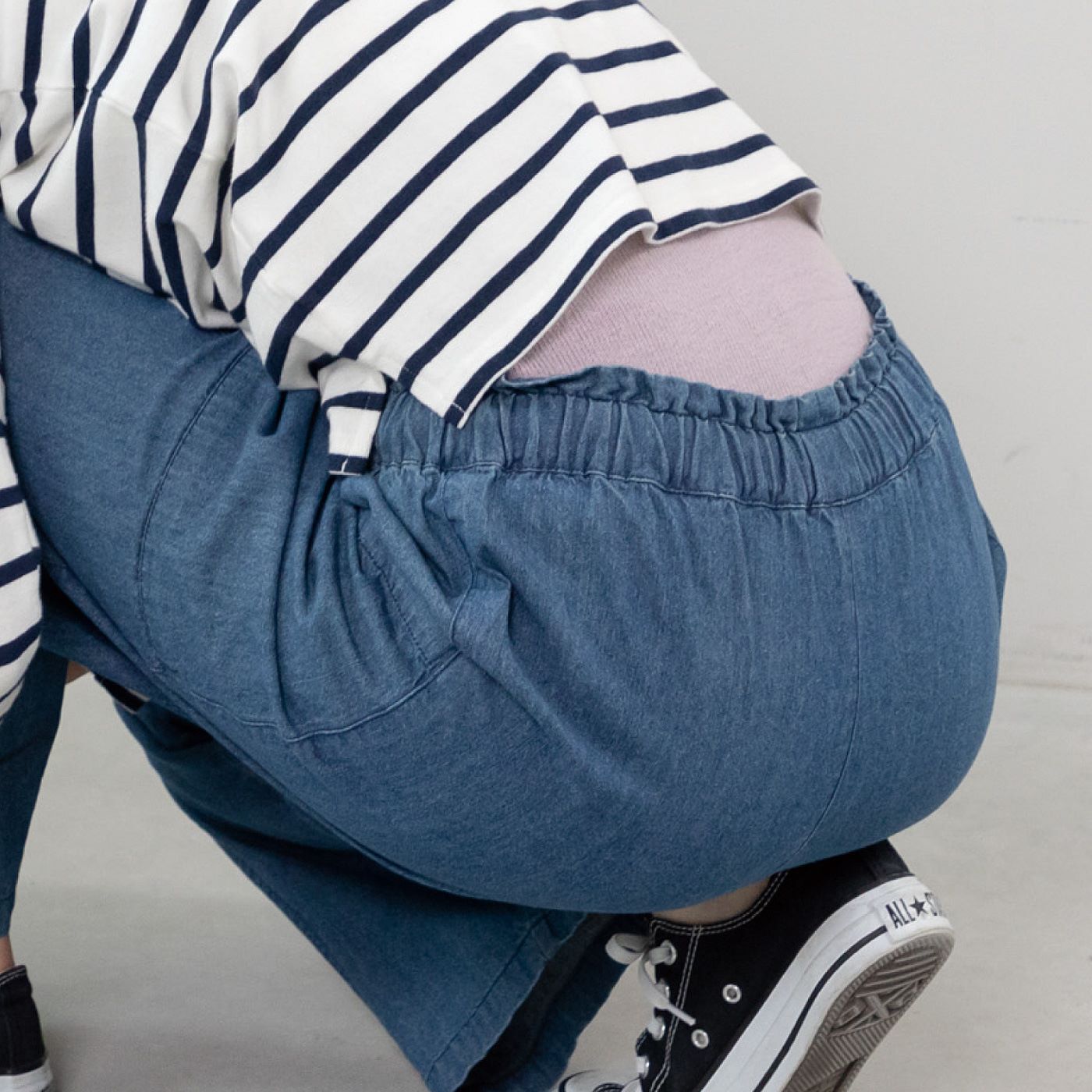 realstock [リアルストック]（Express BOX）|C.C.P　おなかにカイロポケットが付いた　伸びよいニットのオーガニックコットン腹巻き|ちらっと見えてもかわいいカラー