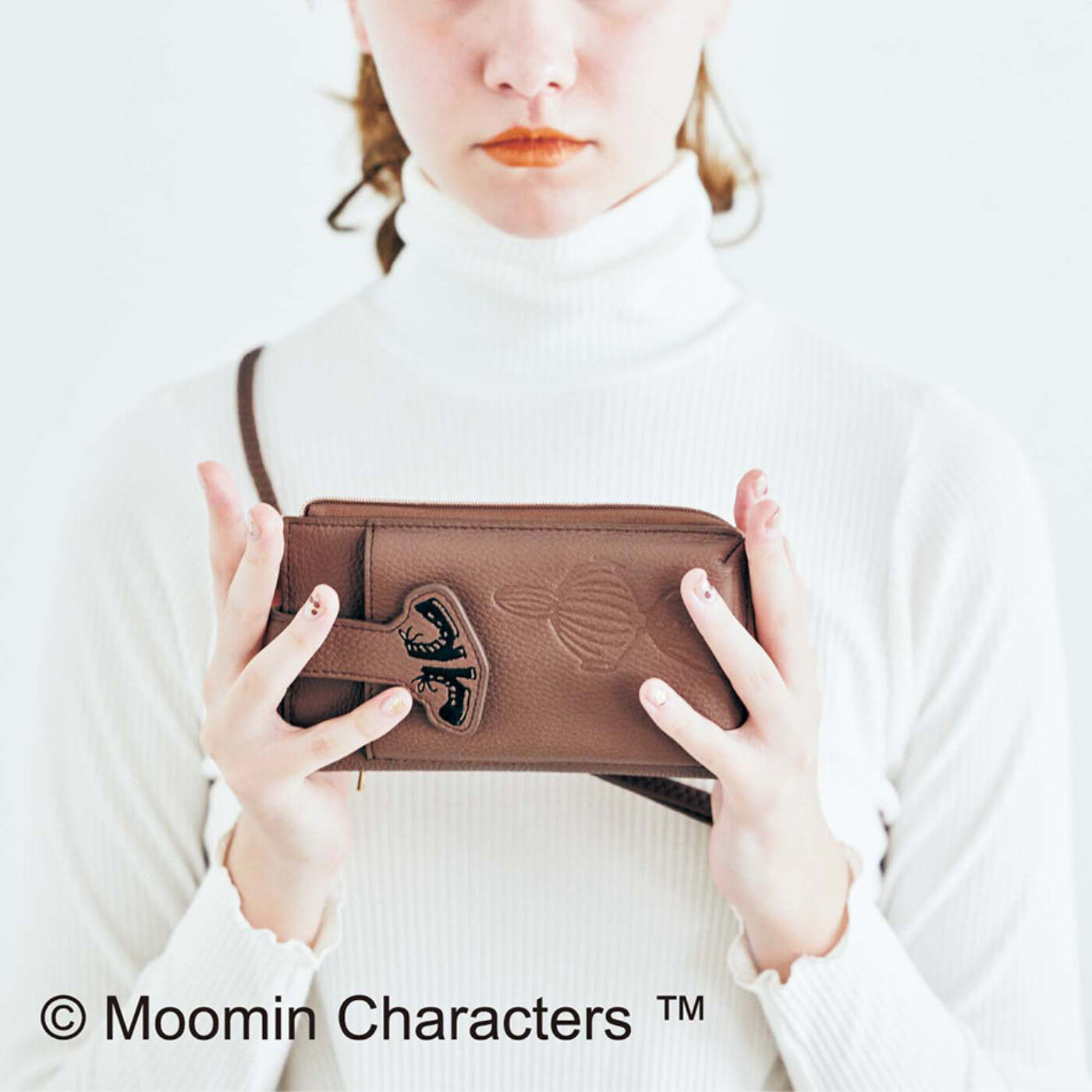 MOOMIN×ラミプリュス クロスボディーウォレット〈リトルミイ