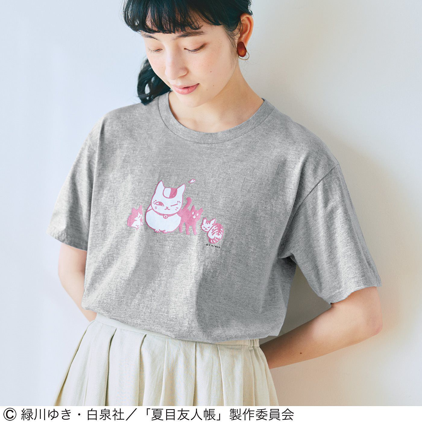 Real Stock|夏目友人帳×猫部　地域猫チャリティーTシャツ2022