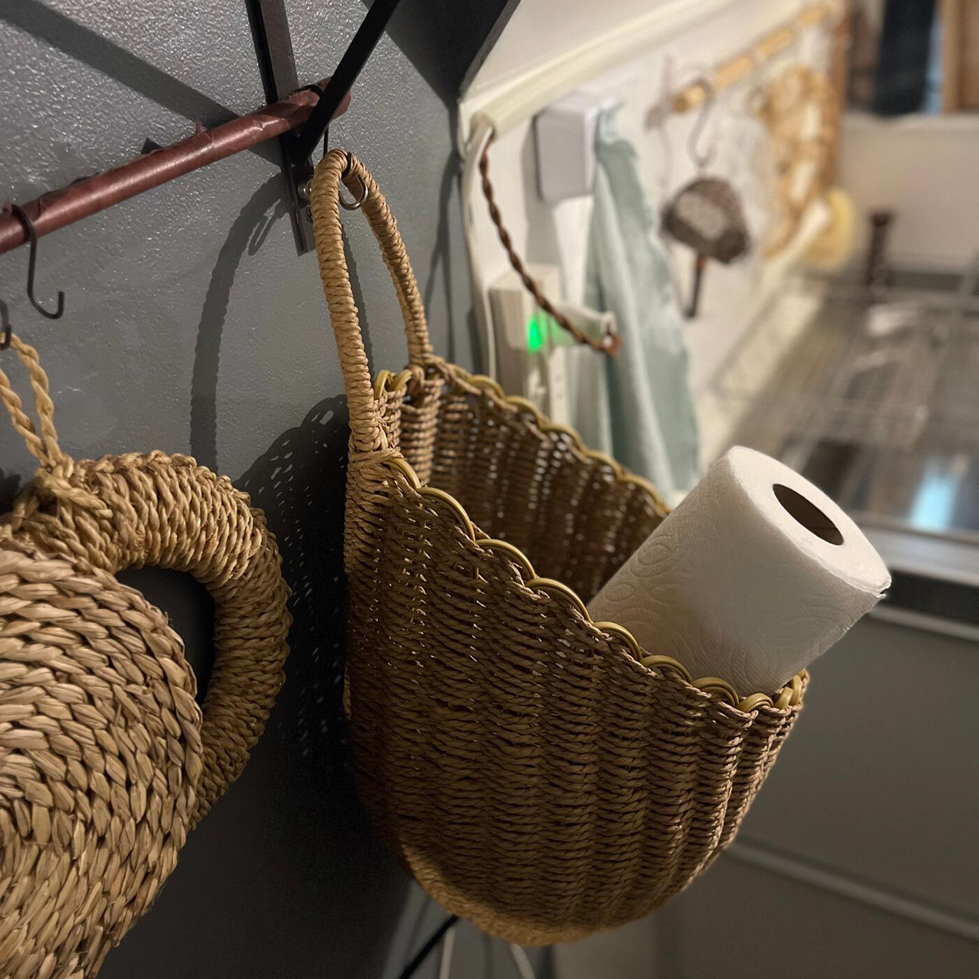 realstock [リアルストック]（Express BOX）|ａｍ＆ｂｅ　ざっくり入れにちょうどいい壁掛け収納バッグ|RoomClipユーザーのRoomNo.4757688　rijuさんに使っていただきました。
