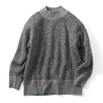 Real Stock | 裏ボア配色ステッチＰＯ〈グレー〉ＩＥ