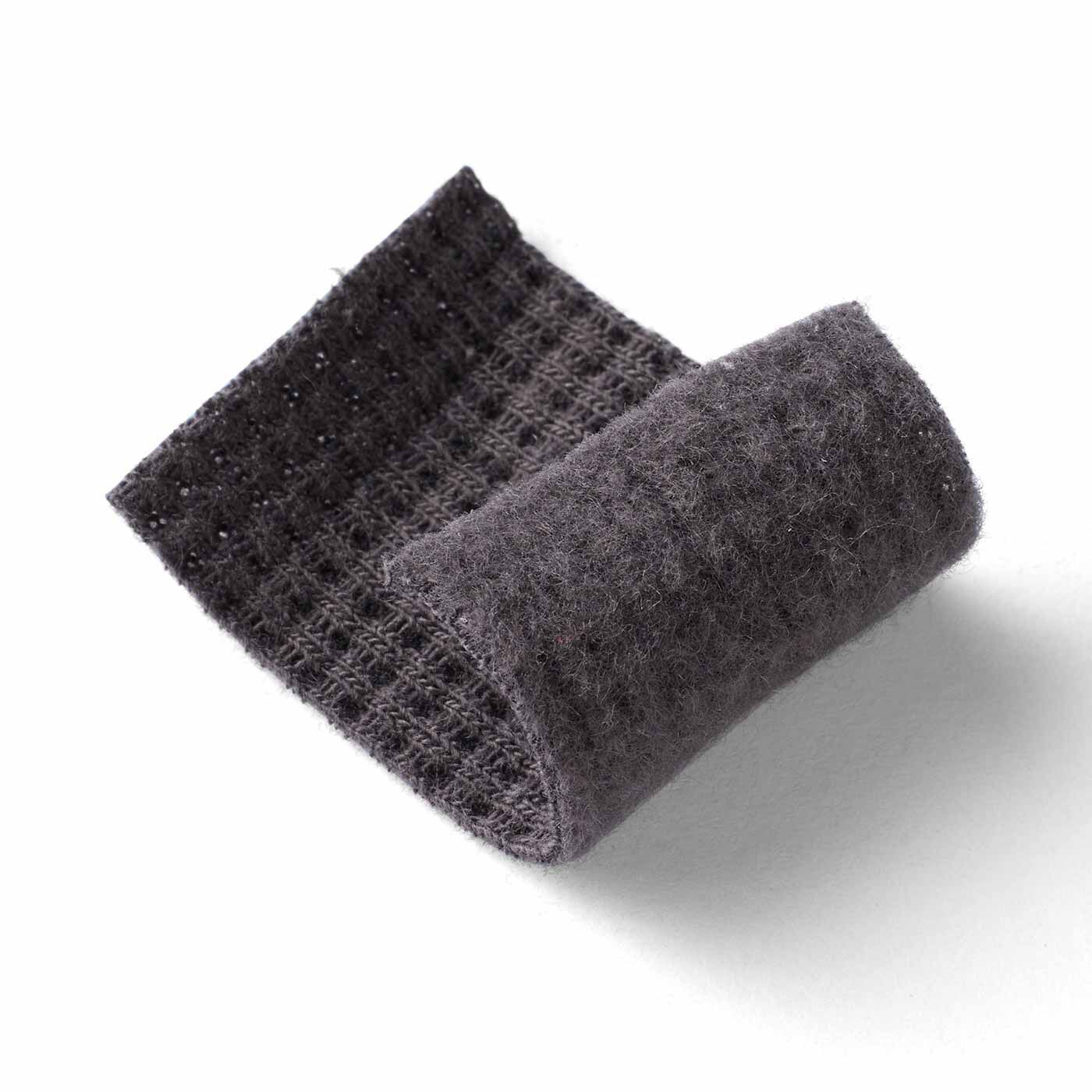 realstock [リアルストック]（Express BOX）|フラウグラット　伸びやからくちん♪ 大人のきれいめワッフル裏起毛チュニック〈チャコールグレー〉|上品顔なワッフル地の裏起毛素材。薄手で軽やかにあったか。