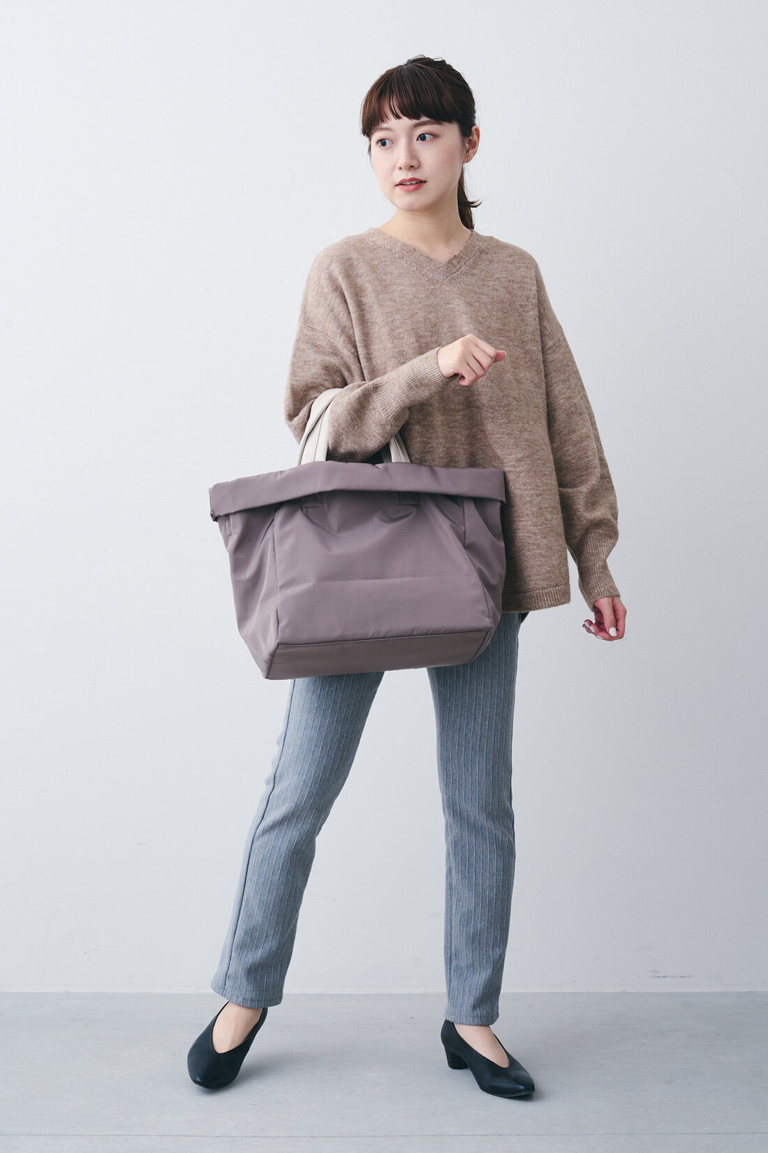 realstock [リアルストック]（Express BOX）|IEDIT[イディット] SELECT　ショルダーポーチ付き2-WAYナイロンバッグ