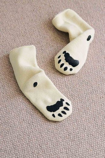 Real Stock | 旭山動物園ホッキョクグマソックス〈ＩＶ〉リブイン