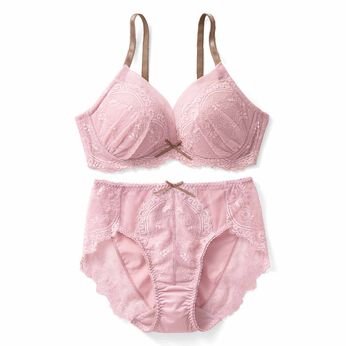 Real Stock | 透けにくい絶妙カラー洗練印象ブラ＆ショーツ