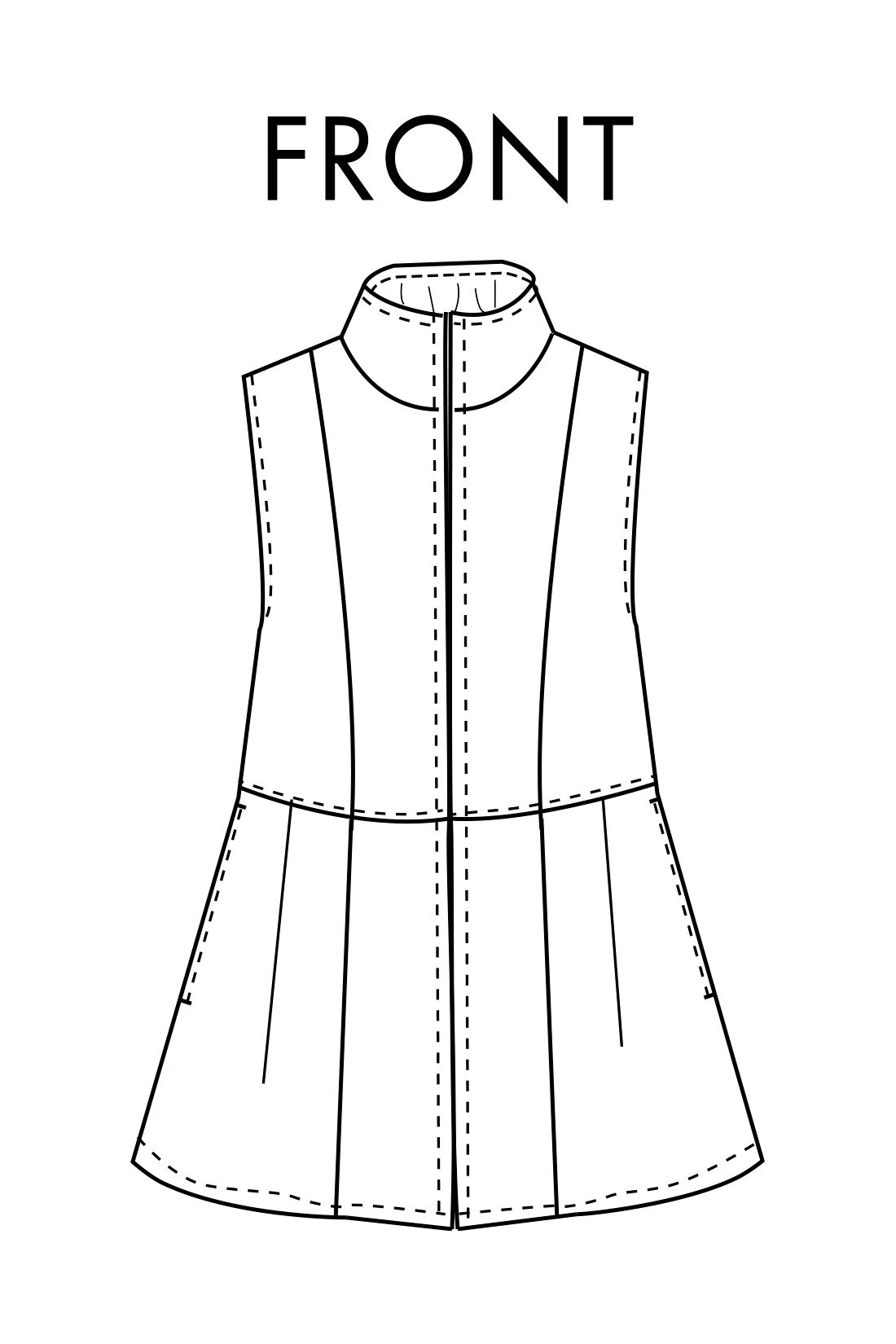 Real Stock|お化粧感覚でパっと着映える 衿もとニュアンスギャザーのすそペプラムジップアップベスト〈ブラック〉