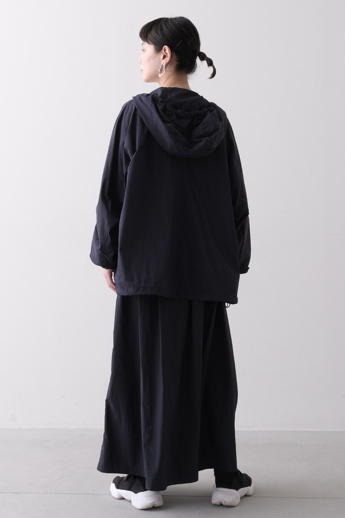 realstock [リアルストック]（Express BOX）|MEDE19F 〈SELECT〉 GERRY PACKABLE JACKET|3：ダークネイビー　モデル身長：157cm