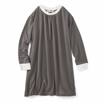 Real Stock | ｆｇクレリックシャツカットソーチュニック