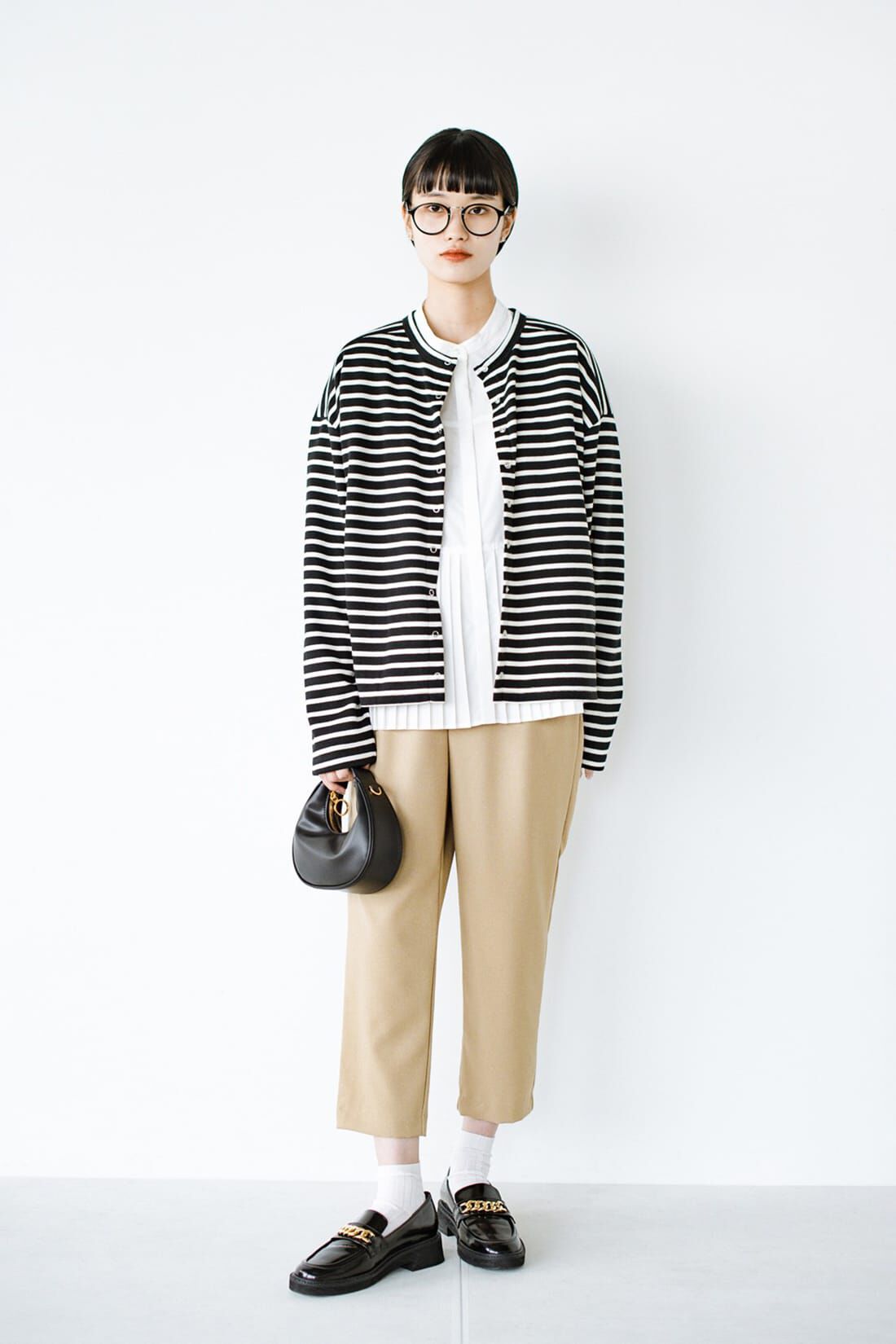 Real Stock|ＡＮＮＡ ＬＵＮＡ ＬＡＮＡＴＥＣオックステーパードパンツ〈イエロー〉