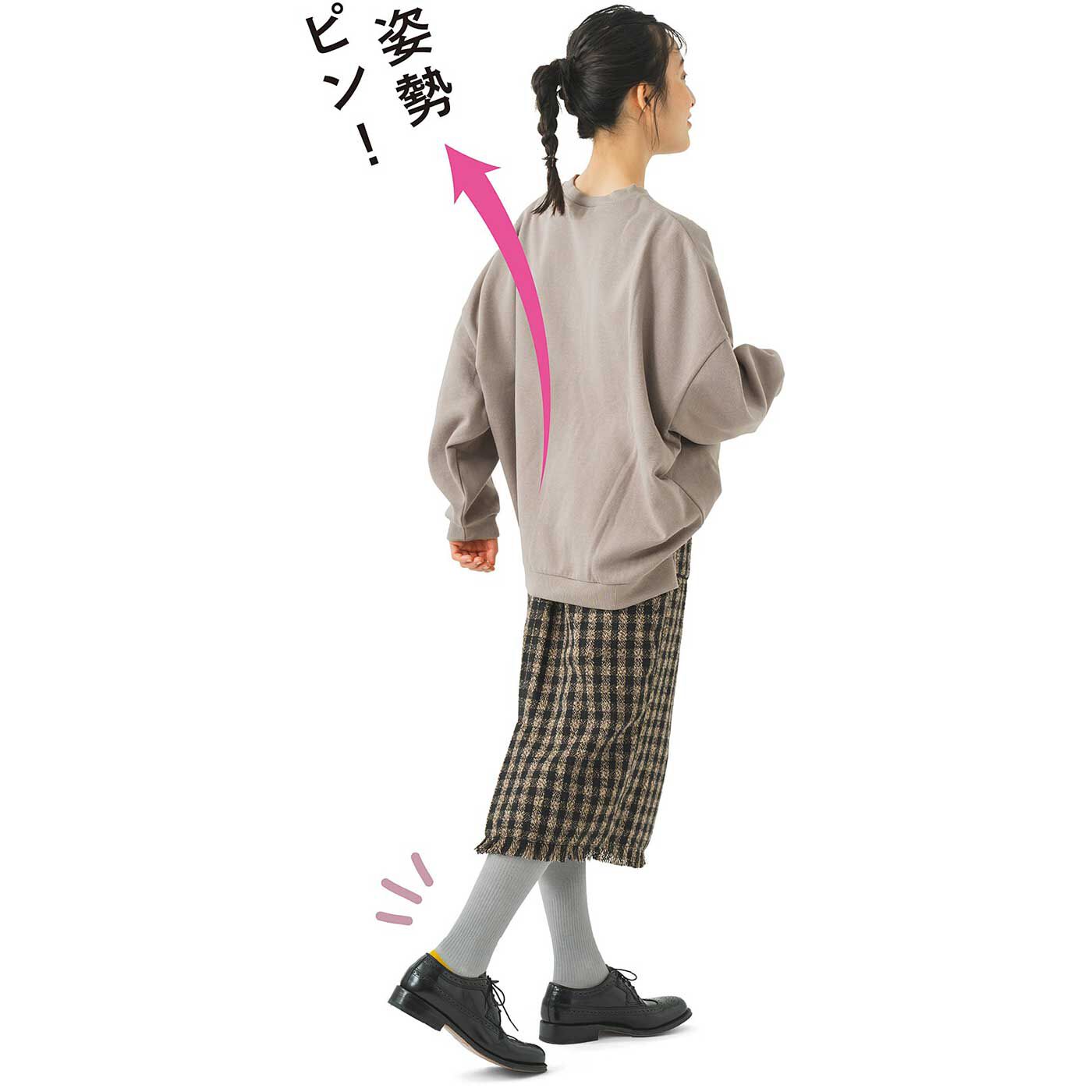 Real Stock|足裏意識で美姿勢を目指そう　ヨガ気分着圧ハイソックス