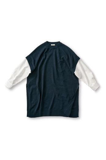 realstock [リアルストック]（Express BOX） | ａｎｄ　ｍｙｅｒａロングニットベストシャツ