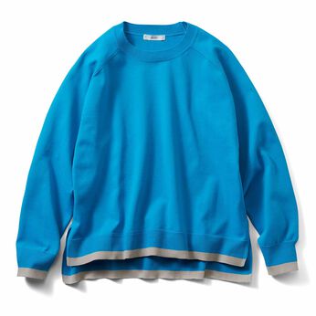 Real Stock | バウンシーニットプルオーバー〈ブルー〉ＩＥ
