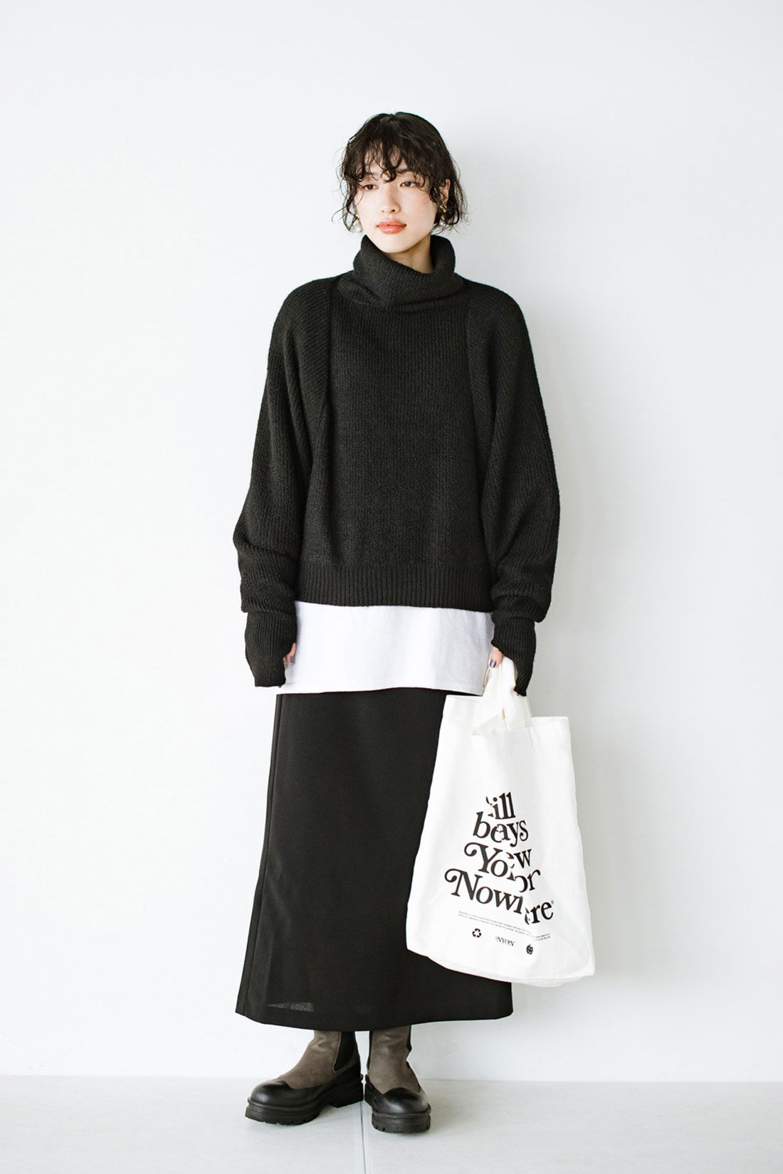 realstock [リアルストック]（Express BOX）|ｈａｃｏ！ 季節の変化を楽しむ「愛服」 シャツもブラウスもニットもやさしく包むアームボレロ〈ブラック〉