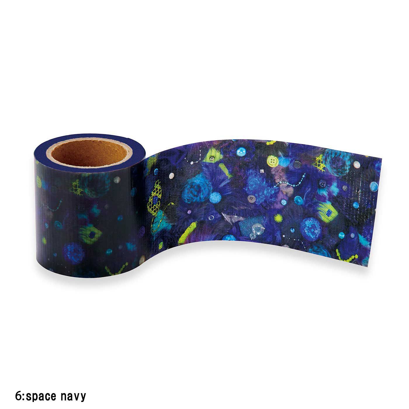 realstock [リアルストック]（Express BOX）|KAWAII COMPANY　光とカラフルの贈りもの 透明感が美しい アートなカワイイ養生テープ|〈space navy〉