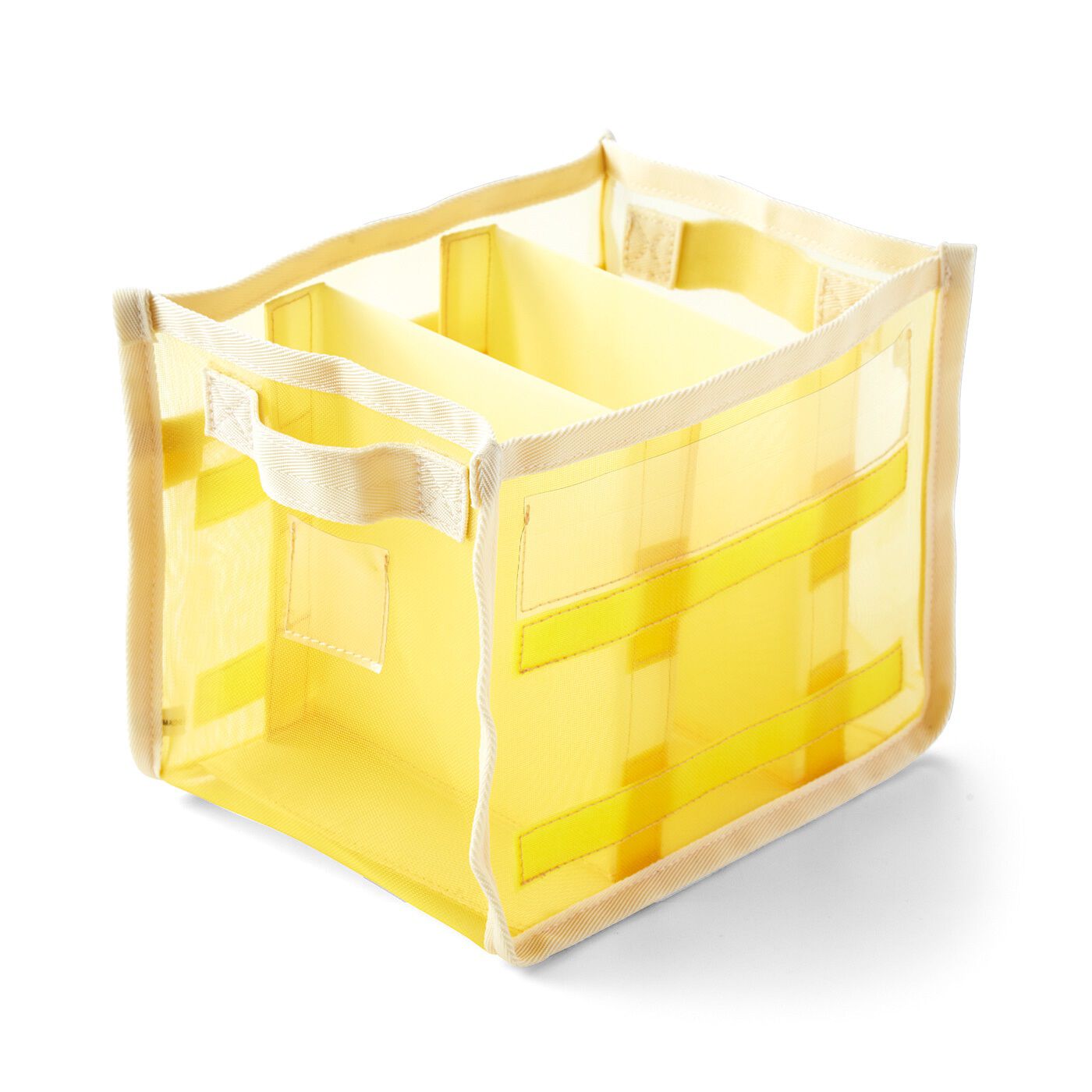 realstock [リアルストック]（Express BOX）|CCP　隠さないからもう忘れない！　中が透けて見えるメッシュボックス|2：イエロー