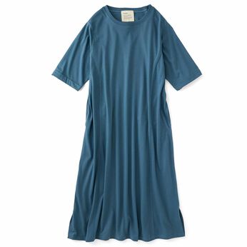 Real Stock | ｆｇ大人Ｔシャツロングワンピ〈汗じみ対策〉
